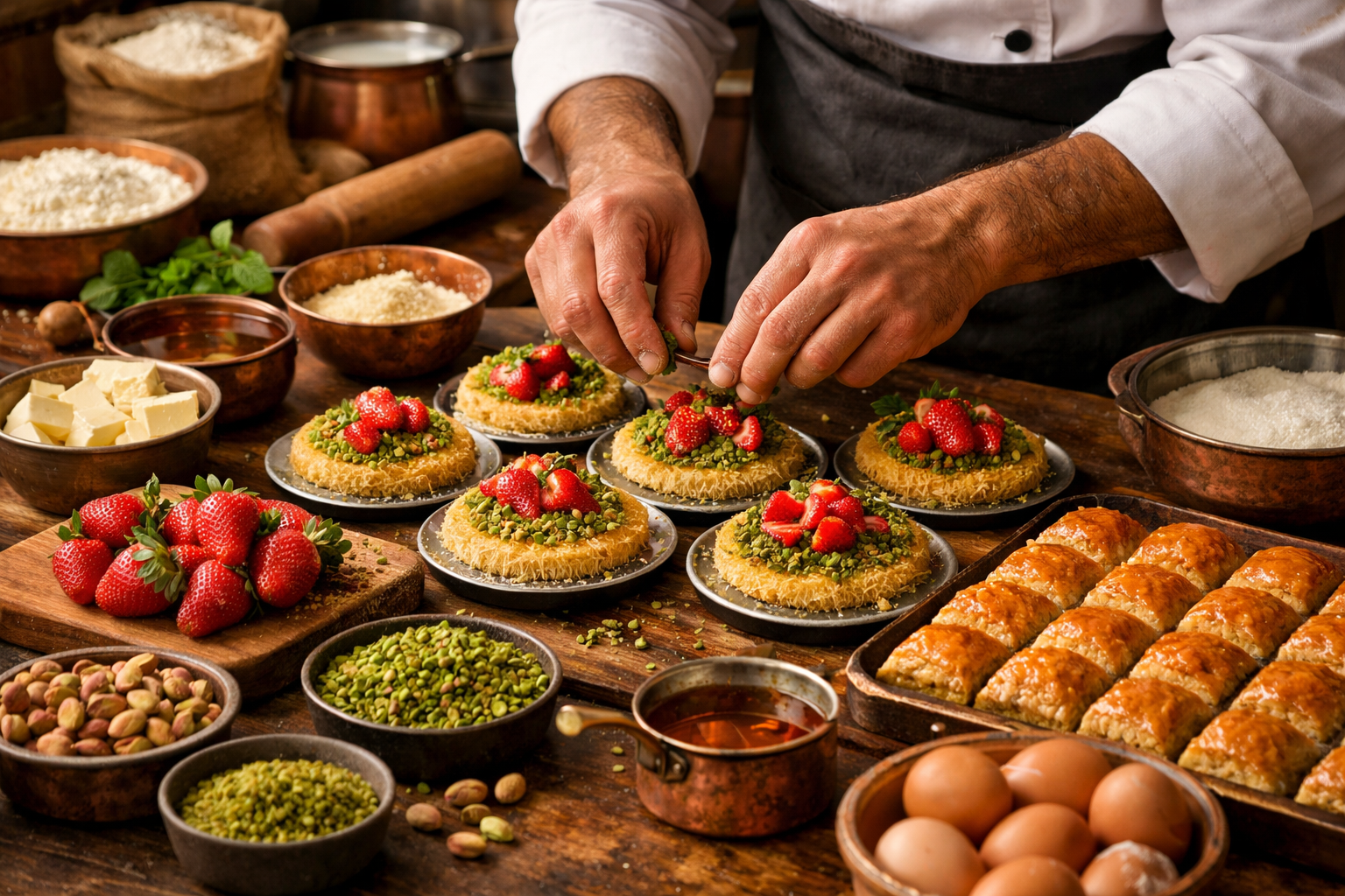 Mevsim meyveli özel tatlılar